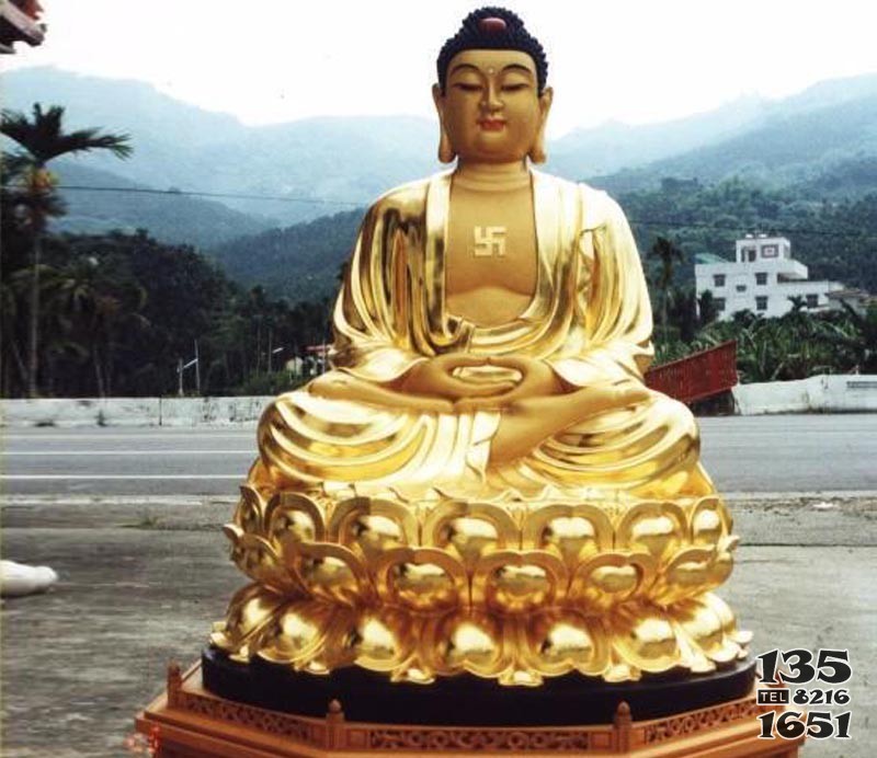 佛像純銅雕像寺廟供奉大型佛像廠家 佛像雕塑圖片如來工廠彩繪圖片