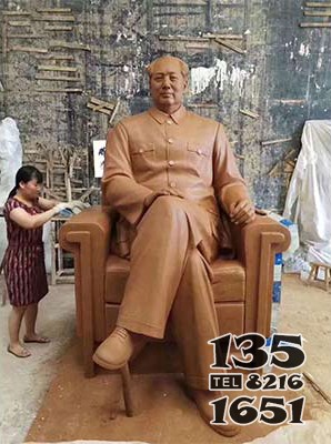 毛澤東銅像 毛澤東雕塑青年圖片藝術(shù)銅雕圖片