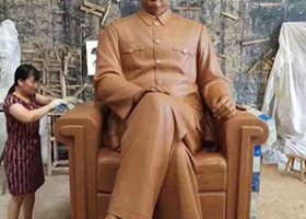 毛澤東銅像 毛澤東雕塑青年圖片藝術(shù)銅雕