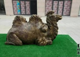 跪姿駱駝銅雕 駱駝雕塑作品專業(yè)專線售價(jià)