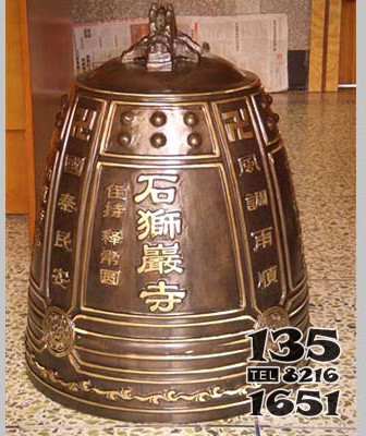 寺廟平口銅鐘 銅鐘雕塑廣場青銅現(xiàn)貨位置圖片
