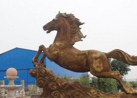 馬踏祥云廣場(chǎng)銅雕 