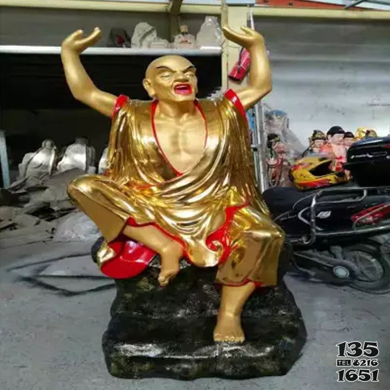 銅雕佛像十八羅漢雕塑 羅漢雕塑銅雕田黃寓意菩薩圖片