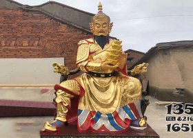 銅財(cái)神 財(cái)神雕塑佛像電話五四池塘