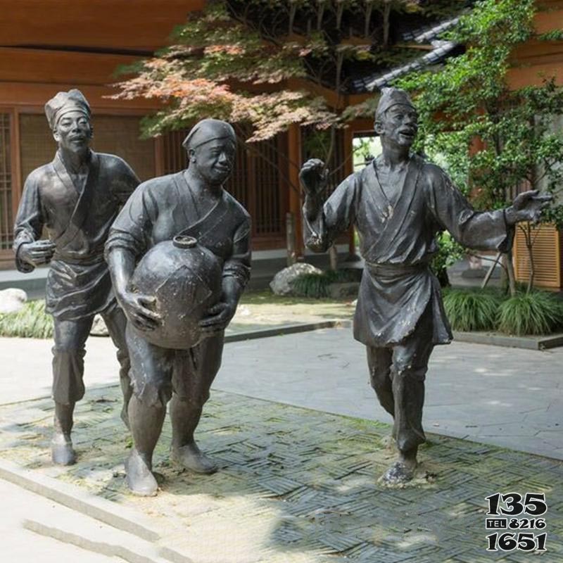 戶外人物銅雕民俗人物廠家支持定制 圖片