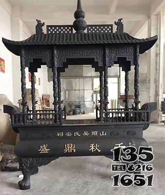 千秋鼎盛銅香爐 香爐雕塑廠家禪意雕之鄉(xiāng)產(chǎn)品圖片