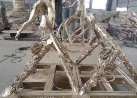 古代渾天儀銅雕 渾天儀雕塑銅雕圖片校園和田