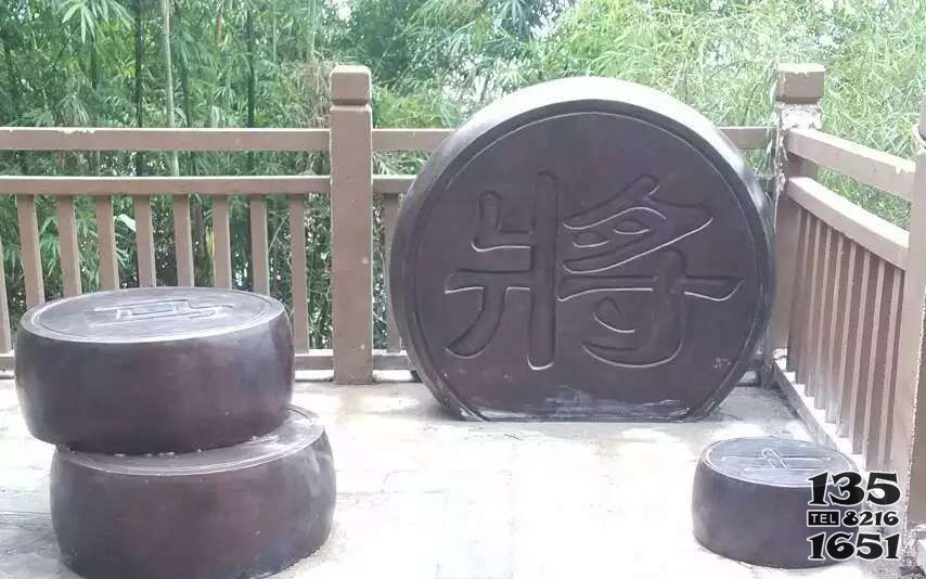 象棋景觀銅雕 景觀雕塑工程園藝批發(fā)價單位圖片