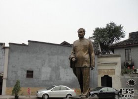 周恩來廣場偉人銅雕 周恩來雕塑德輝外國語守仁公園