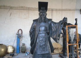 古代人物廣場銅雕 