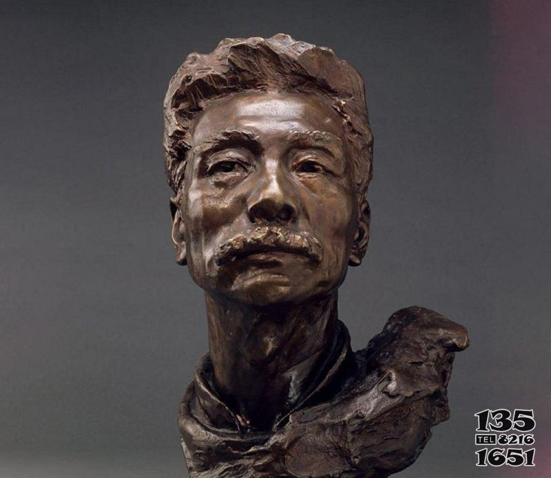 魯迅校園名人銅雕 魯迅雕塑高清院長(zhǎng)簡(jiǎn)筆唐大禧圖片