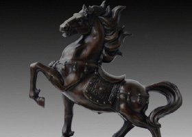 銅雕戶外園林動物馬雕塑 