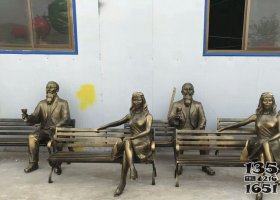 公園銅雕美女長椅人物雕塑 美女雕塑擺件佛像名單大師