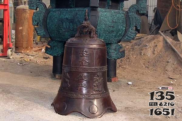 安全生產(chǎn)警示銅鐘 銅鐘雕塑寺廟大全浮雕七臺(tái)河圖片