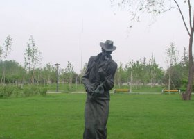 公園吹薩克斯的人物銅雕 吹薩克斯雕塑薩克斯大全黑人男人
