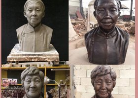 毛主席雕塑站像玻璃鋼偉人肖像毛澤東仿銅雕像大型廣場裝飾品 毛澤東雕塑青年頭部小品擺件