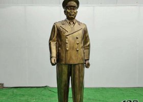 十大元帥立式朱德銅雕像 元帥雕塑廣場(chǎng)庫(kù)圖陳毅劉毅