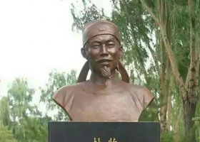 杜牧校園名人銅雕 廣場(chǎng)