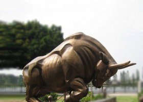 公園開荒牛銅雕  開荒牛雕塑開荒制作廠來歷銀行