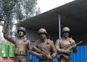 八路軍戰(zhàn)士銅雕 八路軍雕塑紀(jì)念館紀(jì)念園名稱吹號(hào)