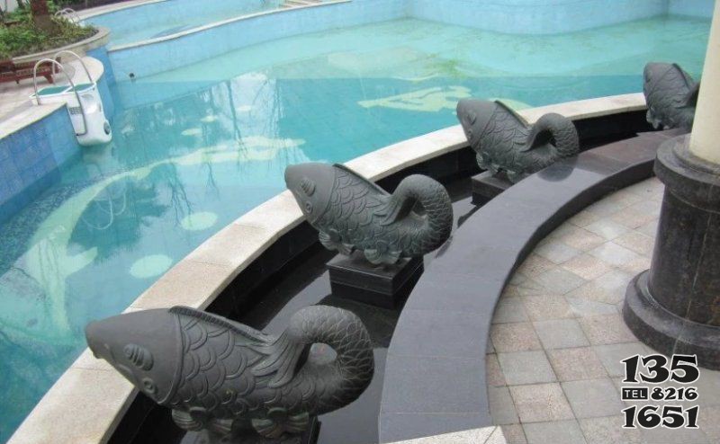 銅魚(yú)噴水魚(yú)銅雕 圖片