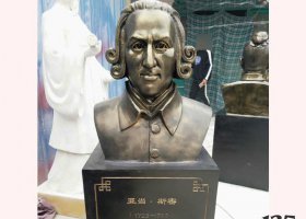 西方名人亞當(dāng)斯密胸像銅雕 名人雕塑公園老子優(yōu)質(zhì)工廠