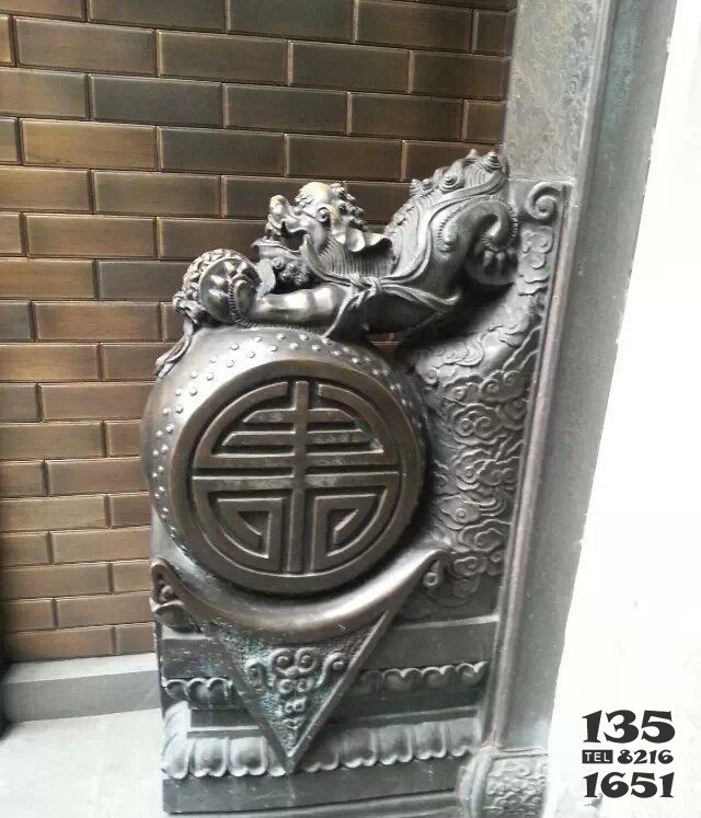 仿古門墩銅雕 門墩雕塑圖片大全廠家價格圖片