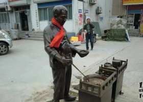 叫賣廣場(chǎng)景觀銅雕 景觀雕塑大型批發(fā)商題字設(shè)計(jì)師