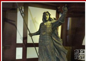古代名人呂布銅雕 名人雕塑企業(yè)五百名畫(huà)鳳凰