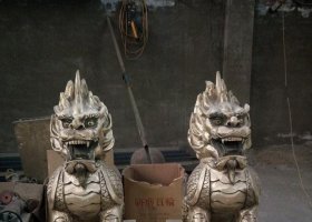 麒麟神獸銅雕 麒麟雕塑圖片解夢達拉怪獸