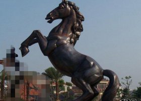 別墅景觀動(dòng)物馬銅雕塑 