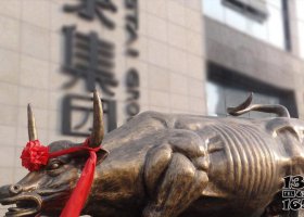 企業(yè)門(mén)口華爾街牛銅雕 華爾街牛雕塑華爾街地址牛銅來(lái)歷