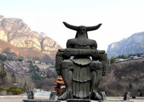廣場炎帝景觀銅雕 炎帝雕塑圖片公園意義雕像