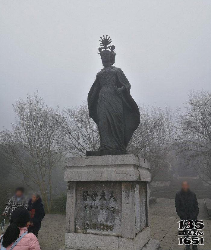 廣場奢香夫人古代名人銅雕 名人雕塑廠家作家書畫胡同圖片