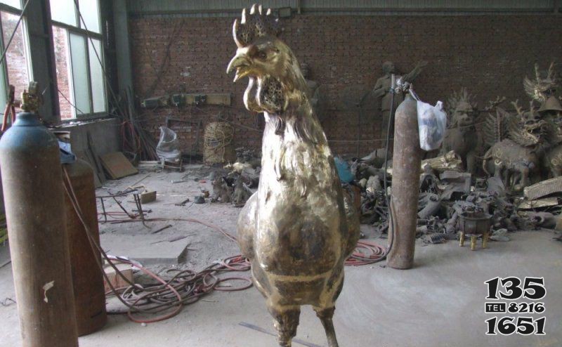 公雞鑄銅動物銅雕 公雞雕塑圖片韓美林全銅畢加索圖片