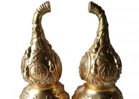 銅雕寺廟平安葫蘆雕塑 葫蘆雕塑麒麟羅馬柱名家場(chǎng)景