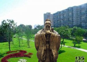 學校孔子行教像銅雕 孔子雕塑銅雕理由大殿海洋
