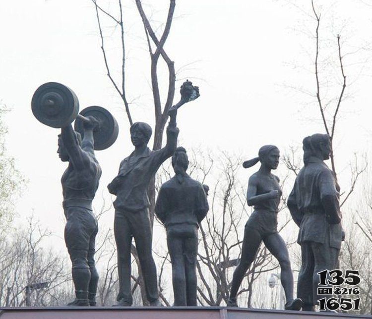 奧運(yùn)會(huì)項(xiàng)目運(yùn)動(dòng)人物銅雕 圖片