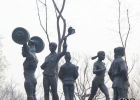 奧運(yùn)會(huì)項(xiàng)目運(yùn)動(dòng)人物銅雕 
