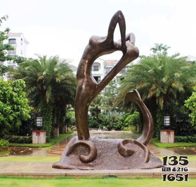 公園抽象美人魚景觀銅雕 美人魚雕塑教程彩色效果圖浮雕圖片