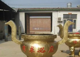 三足香爐寺廟香爐銅雕 香爐雕塑廠家水泥樟木古玩