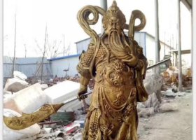 關(guān)公銅雕 關(guān)公雕塑人物廟門常寧耀光