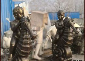海馬公園景觀銅雕 海馬雕塑圖片廠家黃金流水