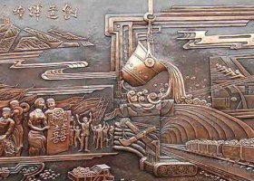劍造輝煌景觀銅浮雕 銅浮雕雕塑廠家提梁竹子年代