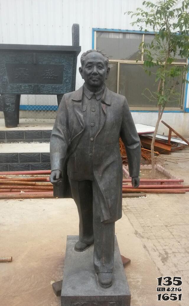 校園鄧小平偉人銅雕 鄧小平雕塑公園故里青年主題圖片