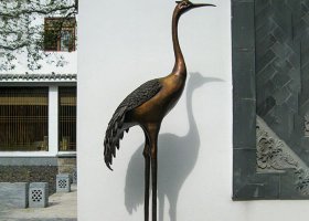 獨(dú)占鰲頭仙鶴動物銅雕 仙鶴雕塑價格鏤空團(tuán)隊(duì)大仙
