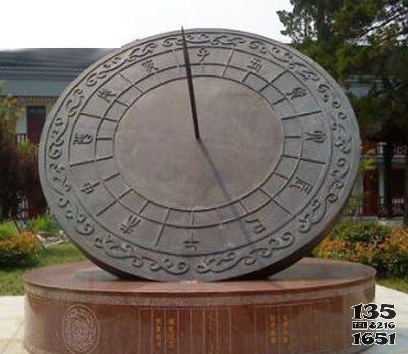 校園日晷銅雕 日晷雕塑校園價格世紀圖片圖片