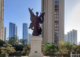 廣場(chǎng)女神銅雕 女神雕塑教程國家三大白鷺