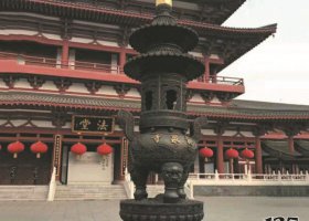 銅雕寺廟景觀雕塑擺件 景觀雕塑城市報(bào)告環(huán)境雕欄