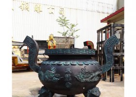 青銅寺廟廣場香爐 香爐雕塑廠家漣源內(nèi)容烏魯